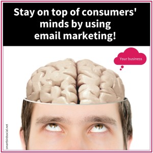 Stay on top of consumer's minds by using email marketing square
