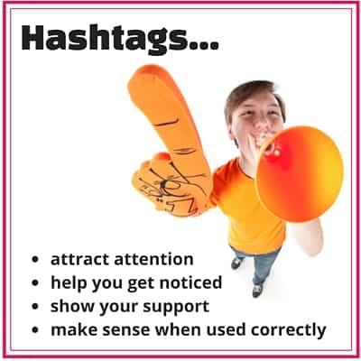 Hashtags are a way Twitter helps business