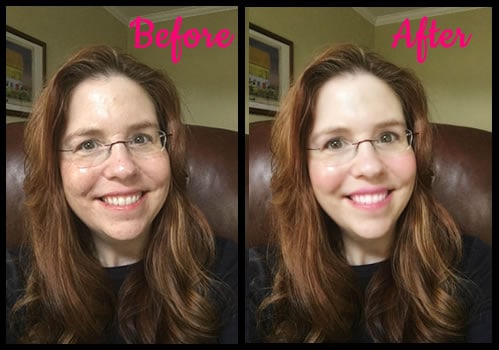 Using selfies in social media - Before and After - PhotoWonder app
