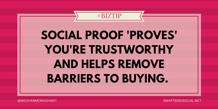 Website changes to increase sales - use social proof