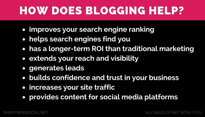 Blogging helps your business in many ways. Hire a blog writer today.