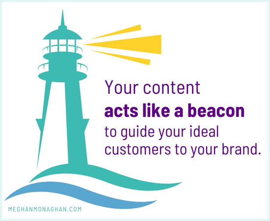 content is a beacon to attract your target audience