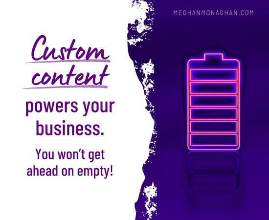 custom content marketing fuels your business