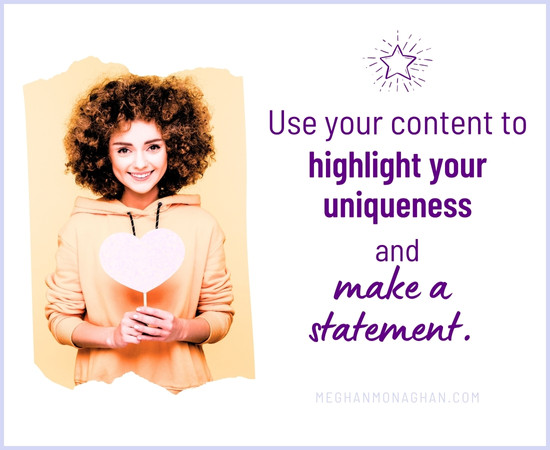 custom content marketing highlights your uniqueness