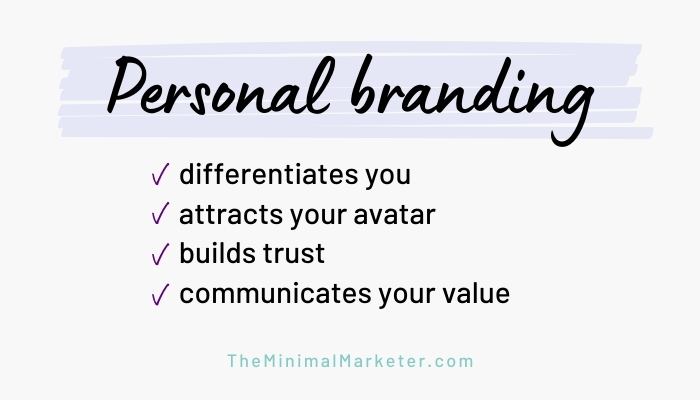 benefits of personal branding on social media