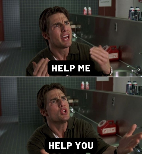 jerry maguire help me help you meme