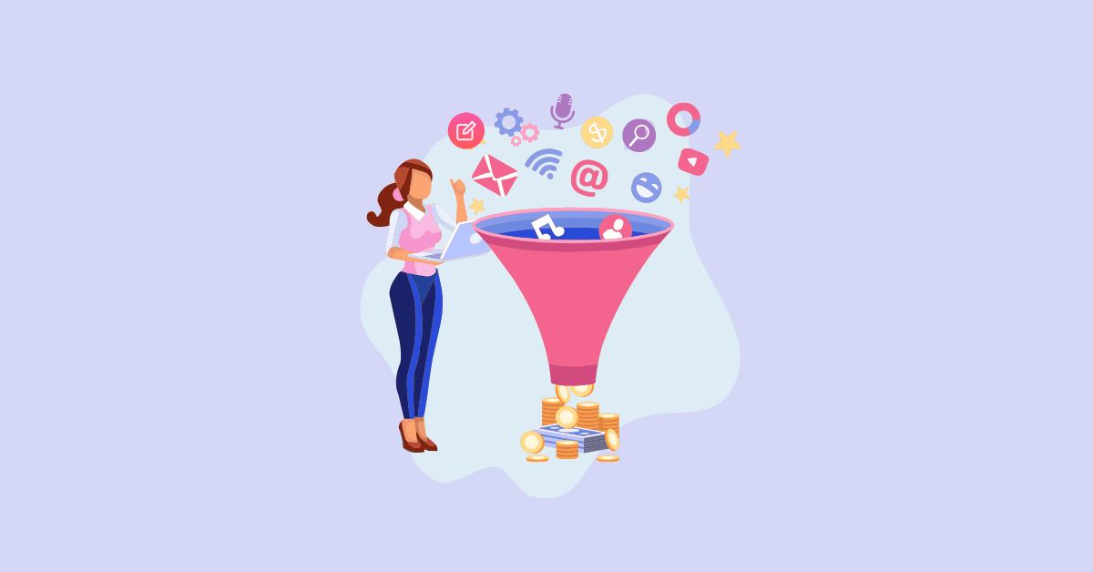 content marketing for coaches - marketing funnel