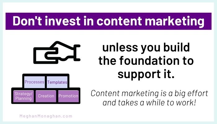 the foundation for content marketing 