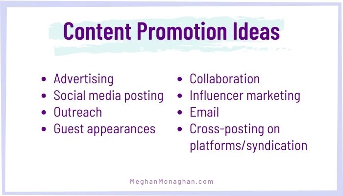 content promotion ideas for small business