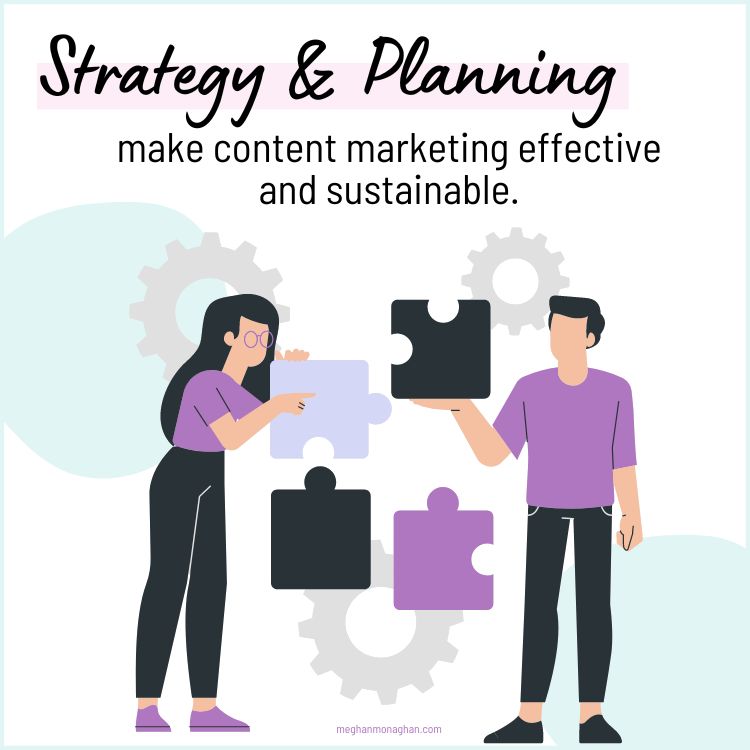 strategy and planning make content marketing more effective and manageable