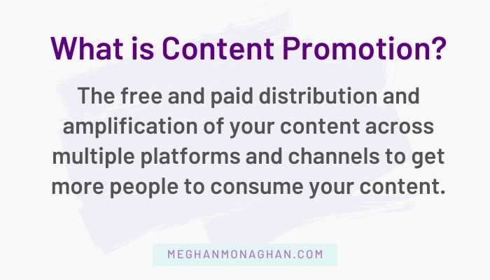 what is content promotion