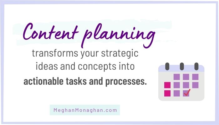 why plan your content