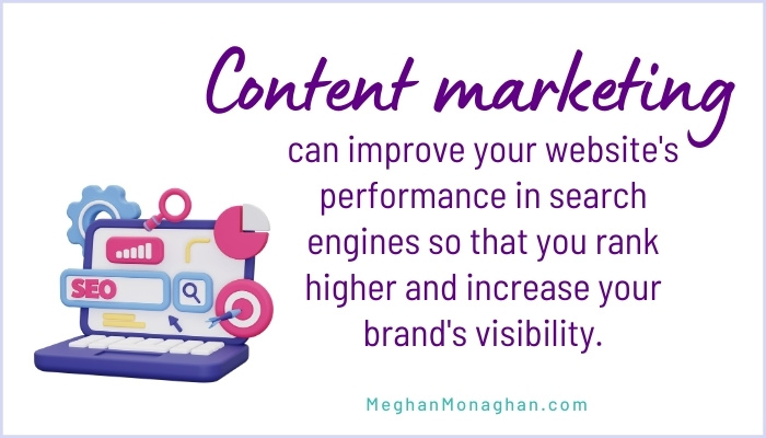 benefit of content marketing consultant - improves SEO