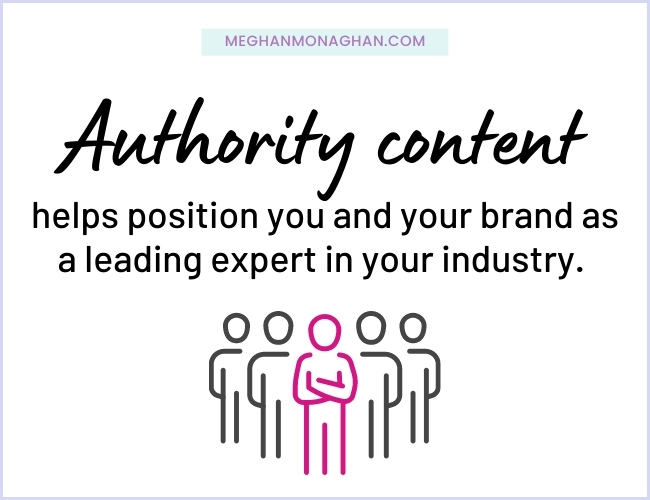 authority content positions you as an industry leader