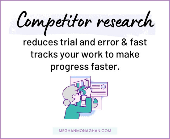 Competitor research helps you fast track your marketing
