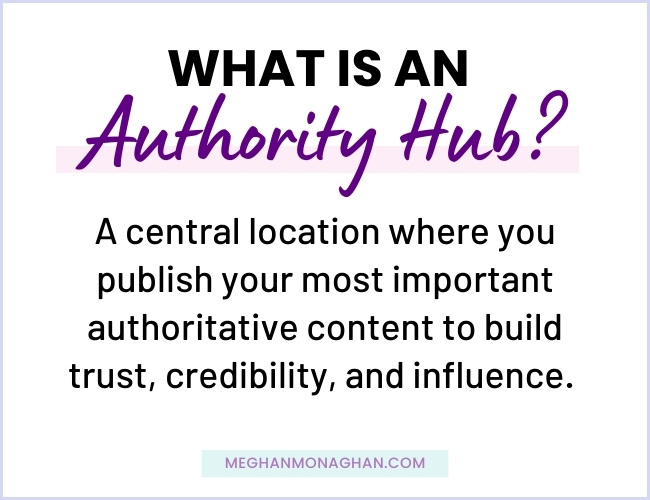 definition of an authority hub
