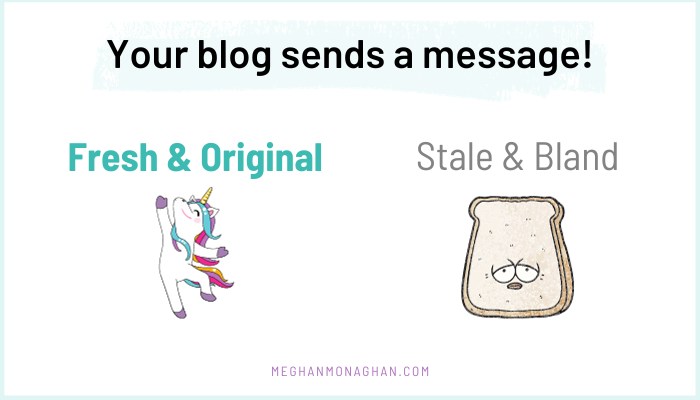 what message does your blog communicate to potential customers?